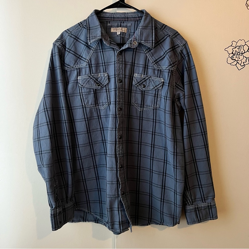 Blue Ranchwear Checkered Shirt